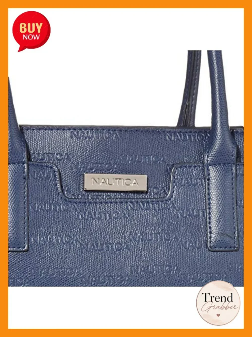 Vegan Leather Satchel with Removable Crossbody Strap
